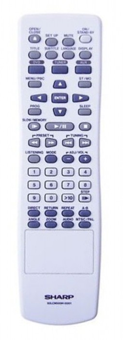 Sharp 92LCN500H-0001 replacement remote control different look