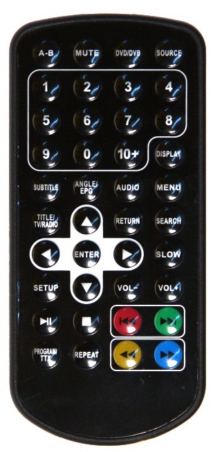 Mascom DVP MC7110T replacement remote control different look