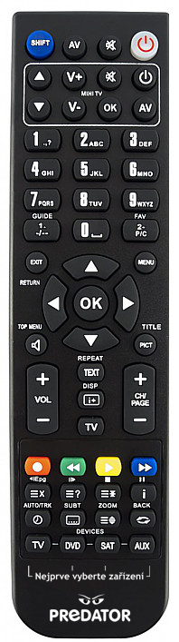 AEG RC2440, RC2445 replacement remote control different look