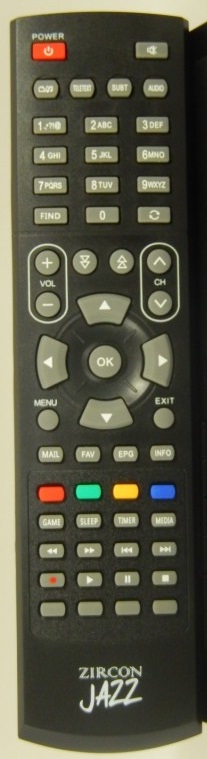 Zircon Jazz original remote control