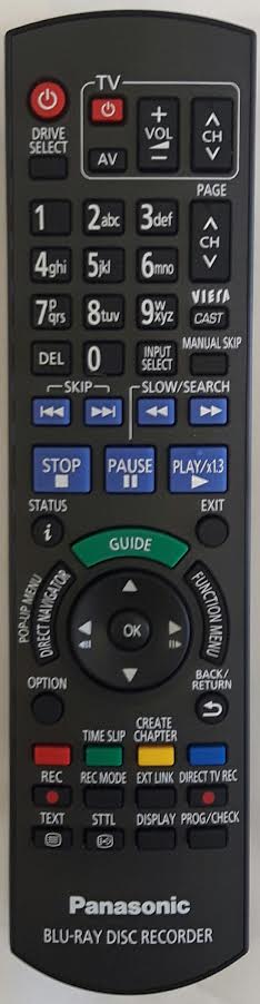 Panasonic N2QAYB000337 original remote control