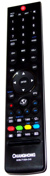 Changhong GCBLTV32A-C40 replacement remote control different look