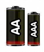 Batteries Alkaline AA AAA 2pcs for remote controls