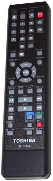 Toshiba SE-R0284 replacement remote control different look