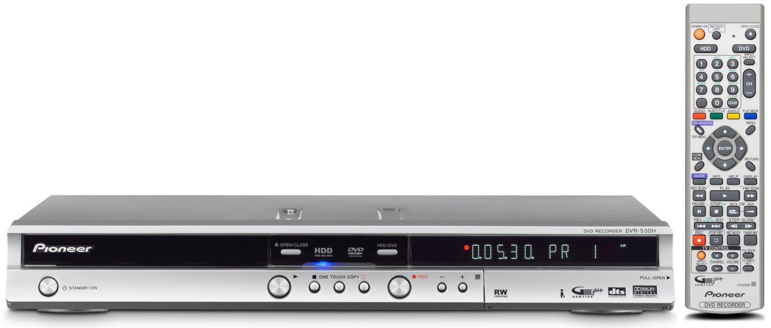 PIONEER DVD Recordér DVR 530HS, DVR 920HS Original Remote control