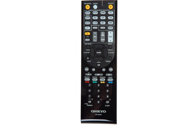 Onkyo RC-834M, RC-865M replacement remote control different look