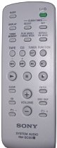 Sony CMT-SPZ50 replacement remote control different look