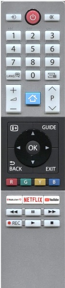 Toshiba CT-8533 replacement remote control different look