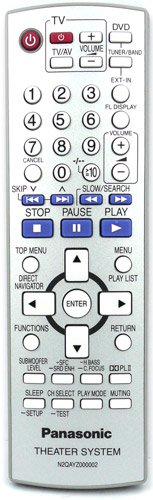 Panasonic N2QAYZ000002 replacement remote control different look