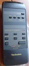 Technics RAK-RS305W replacement remote control different look