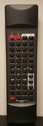 Panasonic EUR7624KHO replacement remote control same destription as original