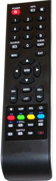 Sencor SLE 2058TCS replacement remote control different look