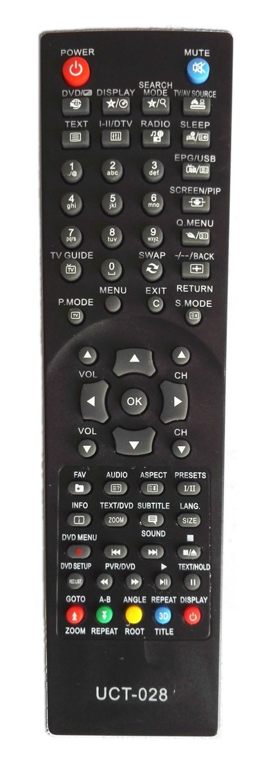 Replacement Remote Control for TV Blaupunkt 42188J  