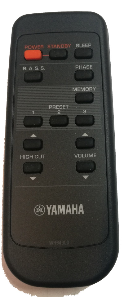 Yamaha RRS9001-6702EM original remote control WH643000