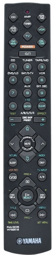 Yamaha RAV205 original remote control V4732200