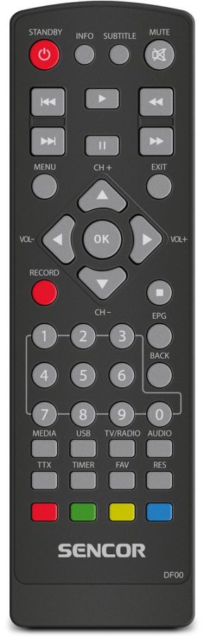 Sencor SDB5003t replacement remote control different look
