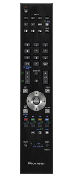 Pioneer AXD-1563, AXD1563 replacement remote control different look PDP-LX5090