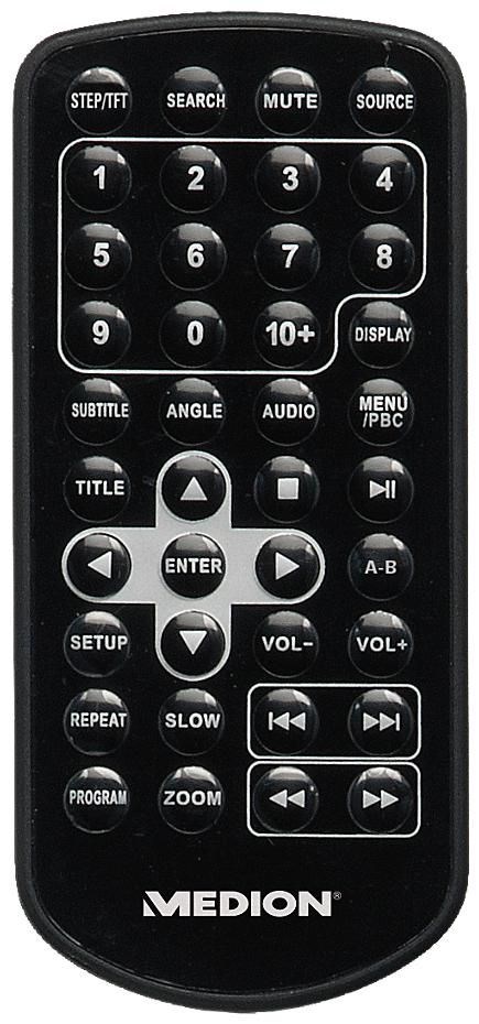 Medion LIFE P72027, MD 84106 replacement remote control different look