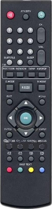Belson BSV-3291 replacement remote control different look