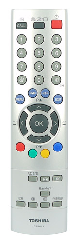 Toshiba CT-8013 replacement remote control different look