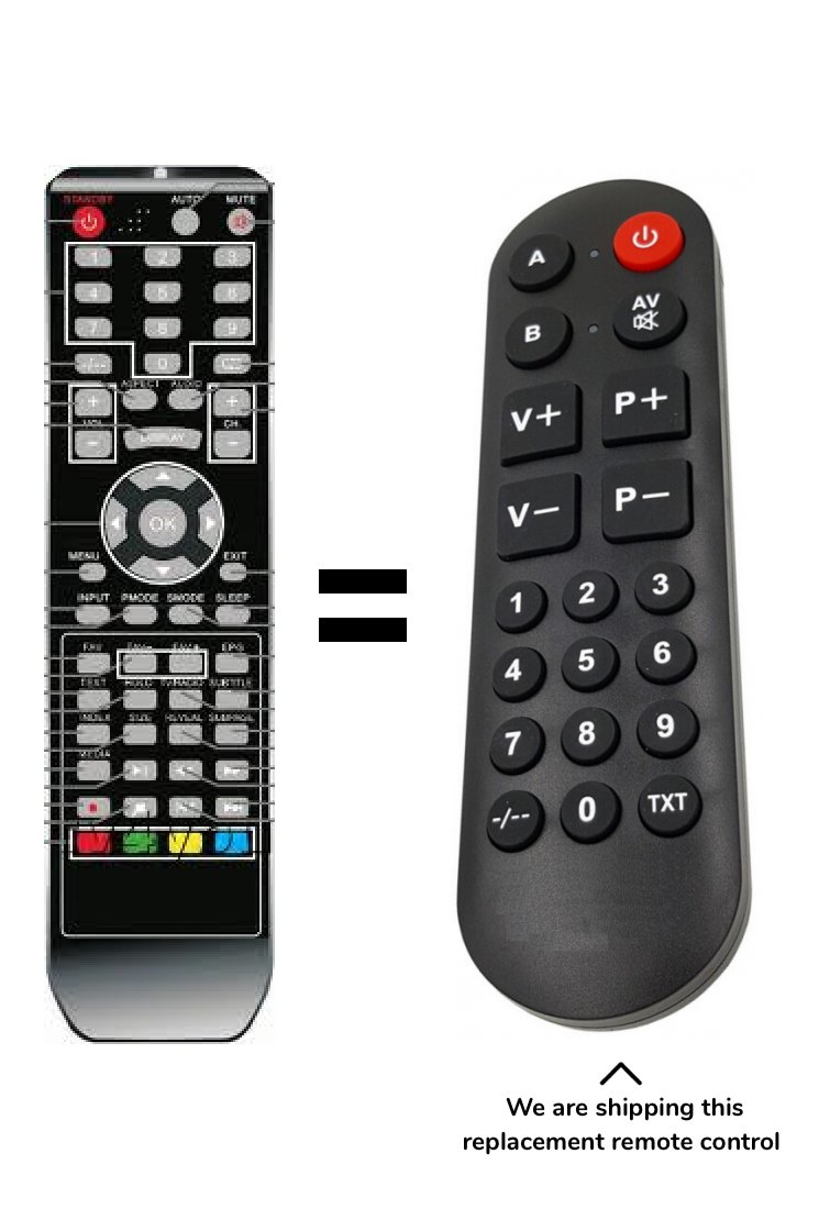 Technika 24-644 remote control for seniors