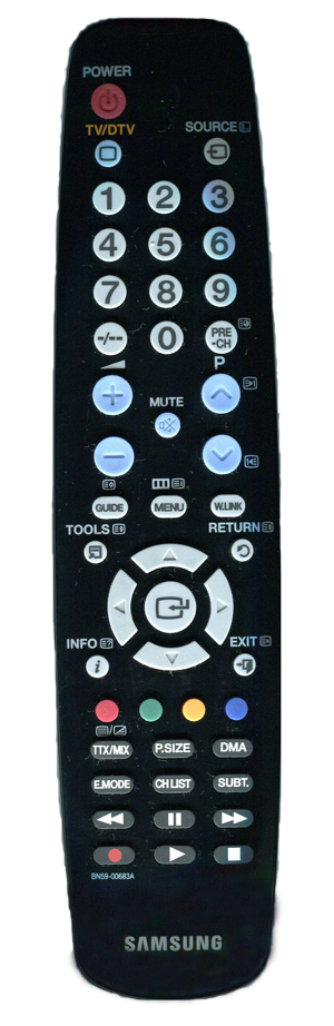 SAMSUNG BN59-00683A Original remote control LE32A559P, LE37A559P, LE40A559P, LE46A559P, LE52A559P, PS50A556S, PS50A557, LE32A557,