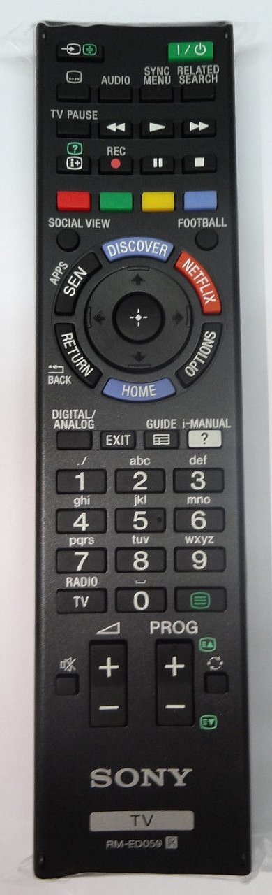 Sony RM-ED059 remote control seniors for € - TV SONY |