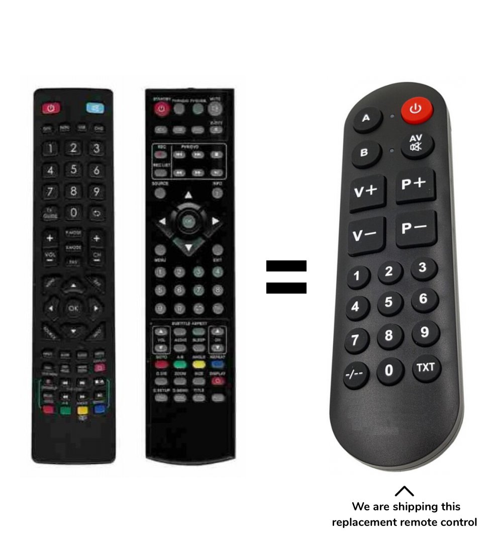Technika remote control for seniors