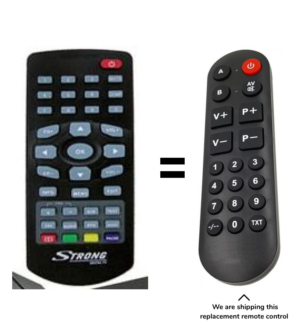 Strong SRT55 Replacement remote control
