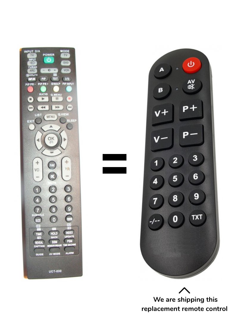 LG-MKJ32022835 remote control for seniors