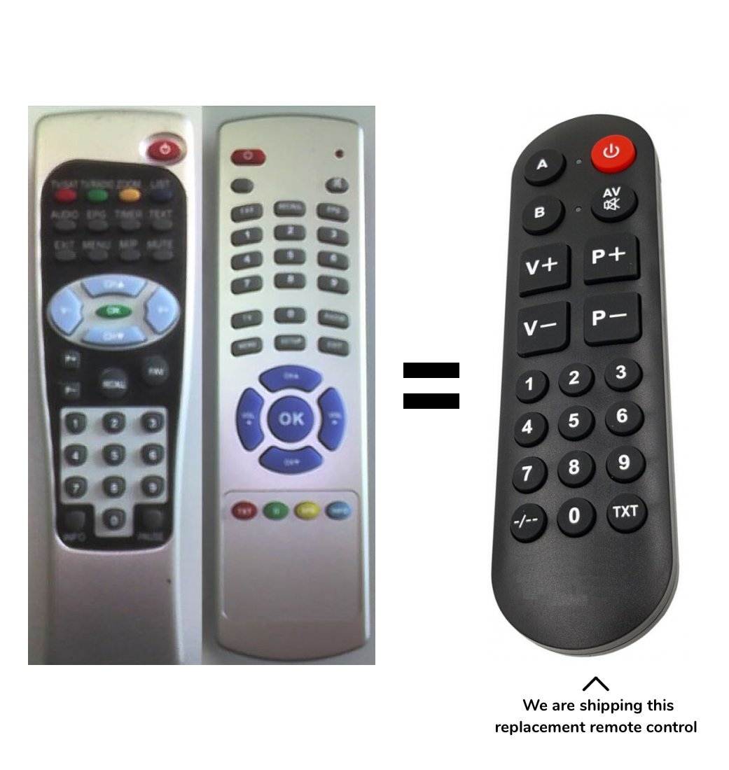 SMART MX16, MX18, MX26, remote control for seniors