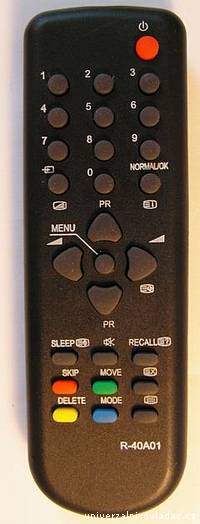 DAEWOO R-40A01 remote control copy