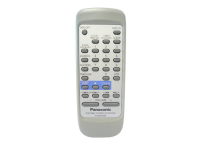 Panasonic EUR648278 remote control different look  RXD27, RXD27P