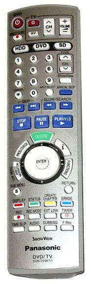 PANASONIC- EUR7729KT0 replacement  remote control different look DMR-EH50EG-K