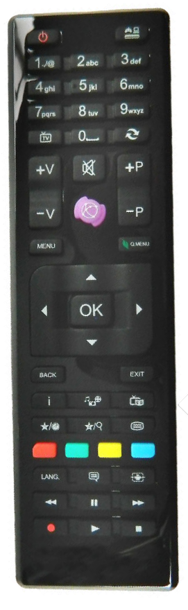 The Panasonic BRC0394802 original remote control was replaced by a smaller 30087730,23595920