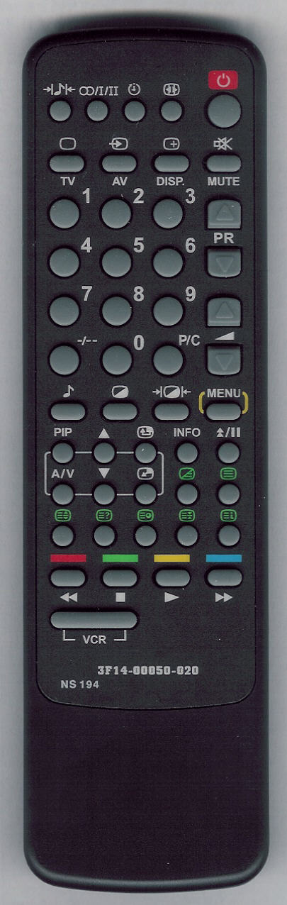 Samsung 00130A, 3F140005020, AA5910079M/S replacement remote control copy