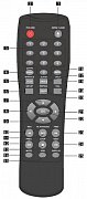 Sencor SDV7115 replacement remote control of a different appearance