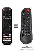 Hisense 32A4BG replacement remote control for seniors