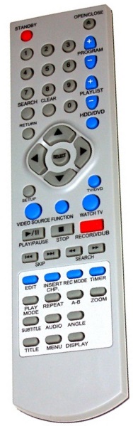 Hyundai HDVR5080 replacement remote control different look
