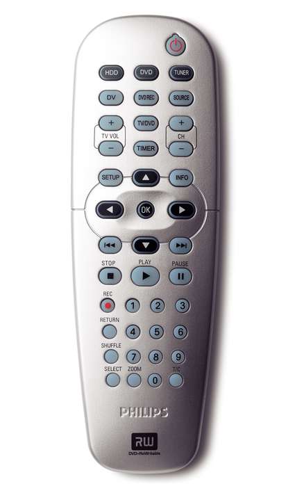 PHILIPS 242254900968 replacement remote control  different look for DVDR 3440 H/05  DVDR3360H