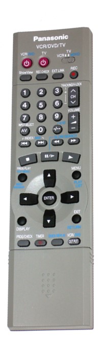 Panaosnic EUR7615KT0 replacement remote control different look  for NV-VP31