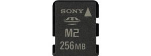 SONY MS-A256A Card Memory Stick Micro includindg reduction to MS,256MB