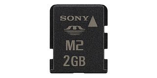 SONY MS-A2GW Card memory Stick Micro 2GB including reduction on MS,replacement MS-A2GN/2K