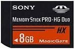 SONY MS-EX8G Card Memory Stick Pro 8GB HG Duo