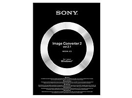 SONY MSSW-IC2 Software Image Converter 2 ver.2.1  for transfer in multimedia format PSP