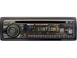 SONY CDX-2500R/1 Front panel of the radio