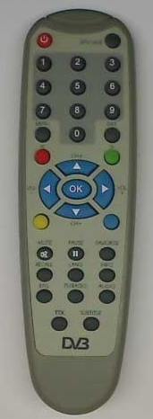 Mustek DVB-T310, DVB-T350 replacement remote control different appearance
