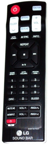 LG SOUND BAR NB3531A, NB2530A, NB3530A, NB3531A, NB4530A original remote control