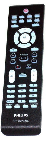 Philips 242254901866, 242254901865 replacement remote control different look