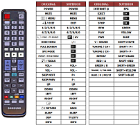 Samsung AH59-02303A replacement remote control different look